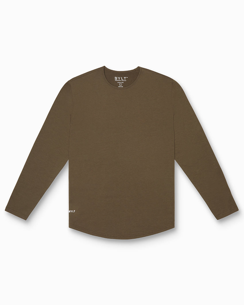 Drop-Cut Long Sleeve: BYLT Signature