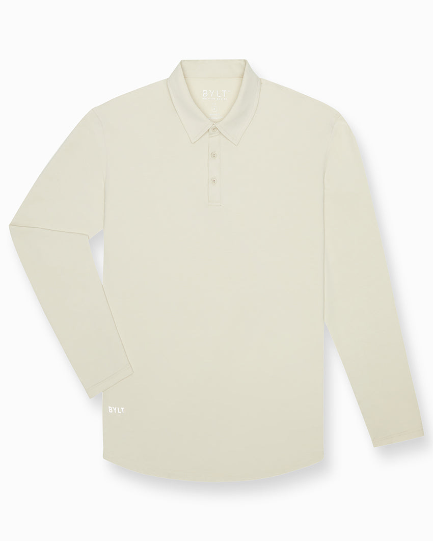 Drop-Cut Long Sleeve: LUX Polo
