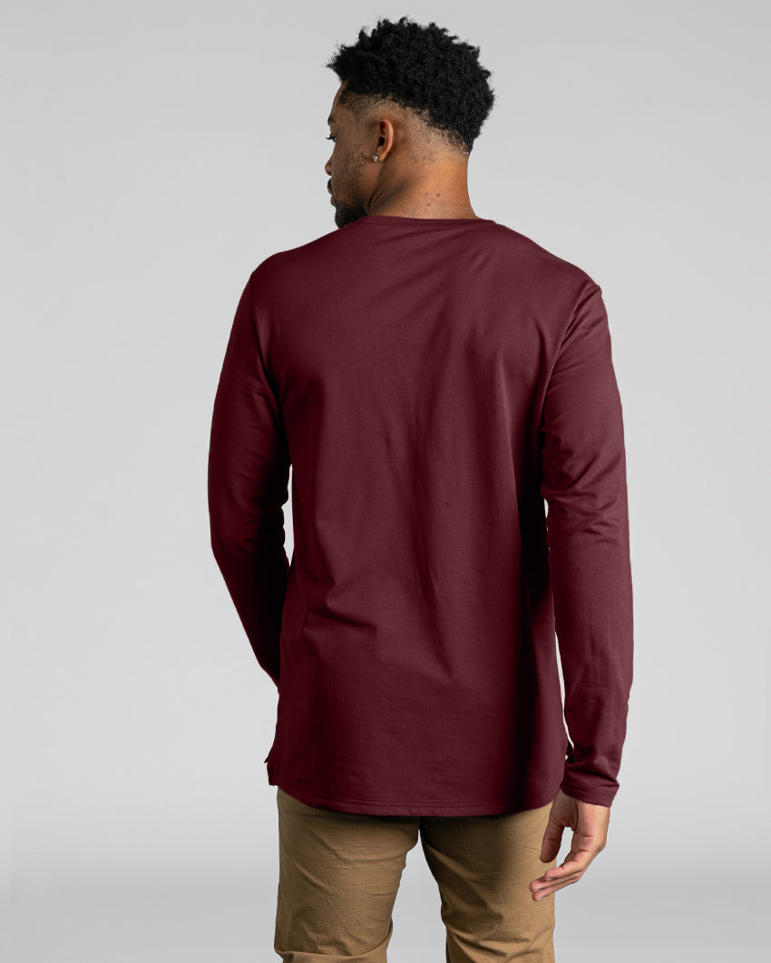 Long Sleeve: BYLT Signature Split Hem