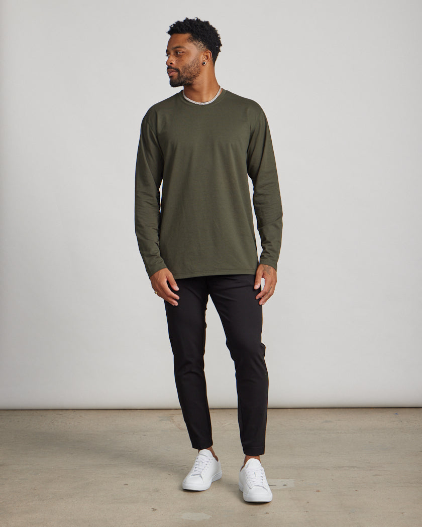Long Sleeve: BYLT Signature Split Hem