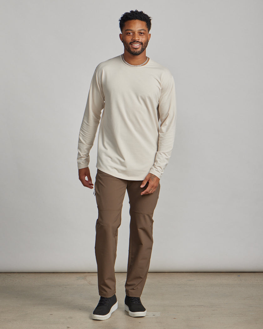 Drop-Cut Long Sleeve: BYLT Signature