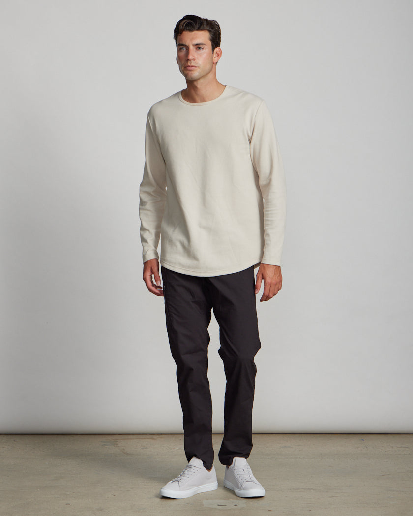 Thermal Drop-Cut Long Sleeve
