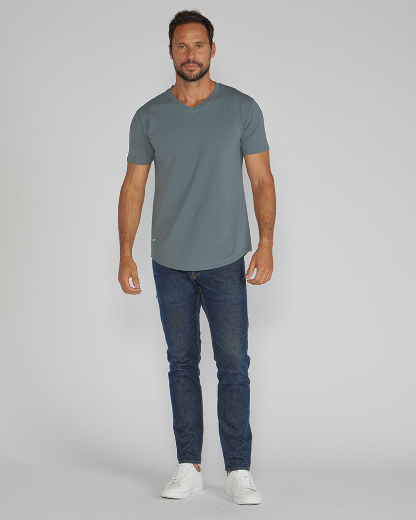 Drop-Cut V-Neck: LUX