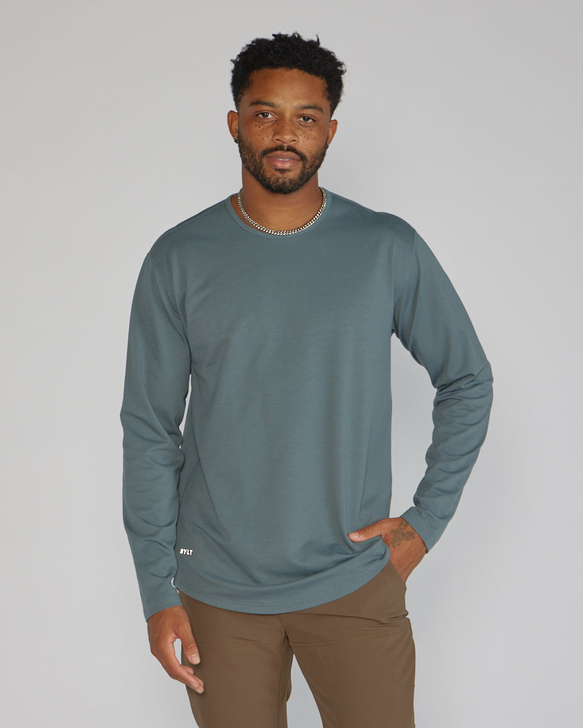 Drop-Cut Long Sleeve: BYLT Signature