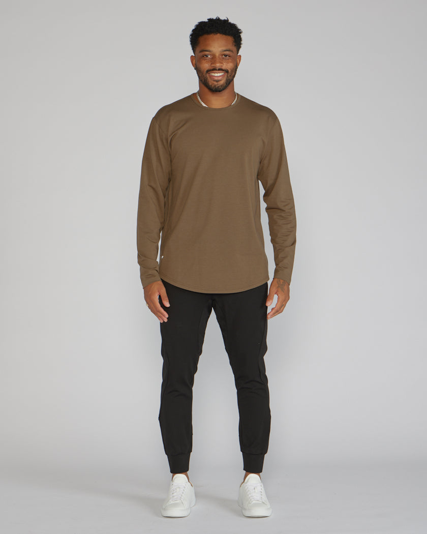 Drop-Cut Long Sleeve: BYLT Signature