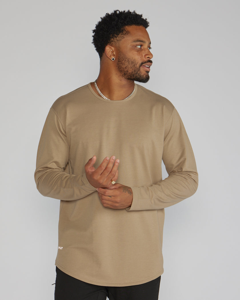 Drop-Cut Long Sleeve: BYLT Signature