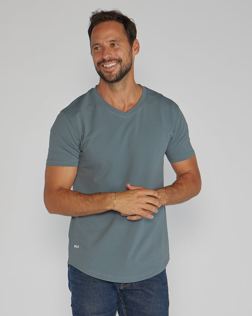 Drop-Cut V-Neck: LUX