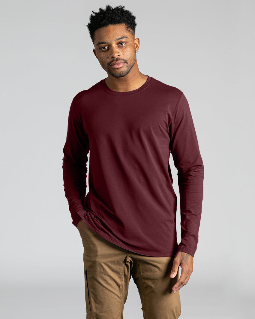 Long Sleeve: BYLT Signature Split Hem