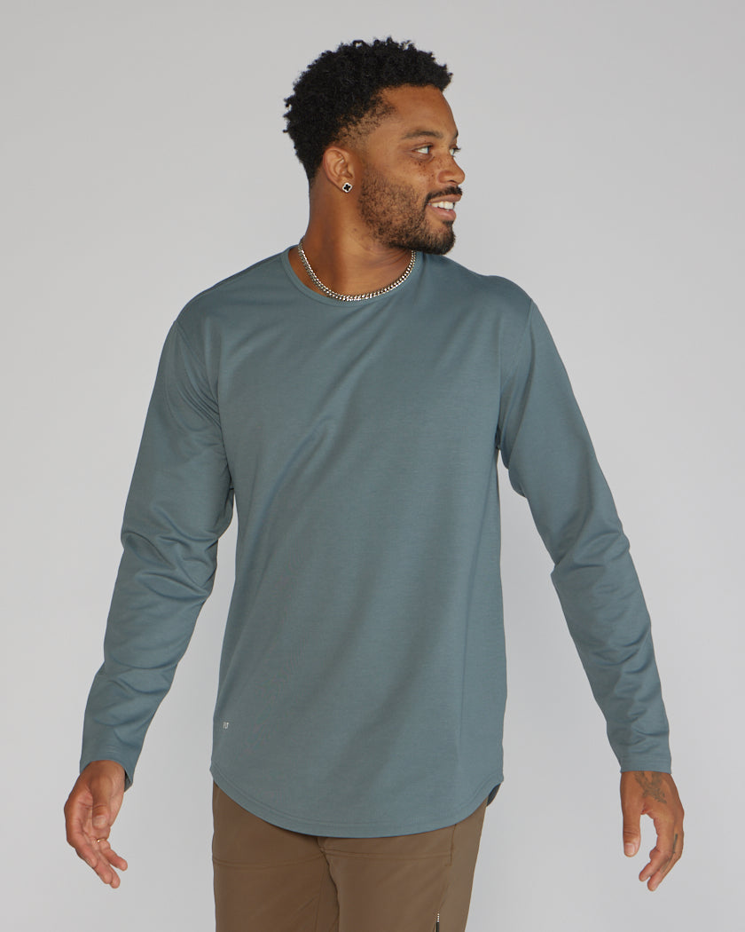 Drop-Cut Long Sleeve: BYLT Signature