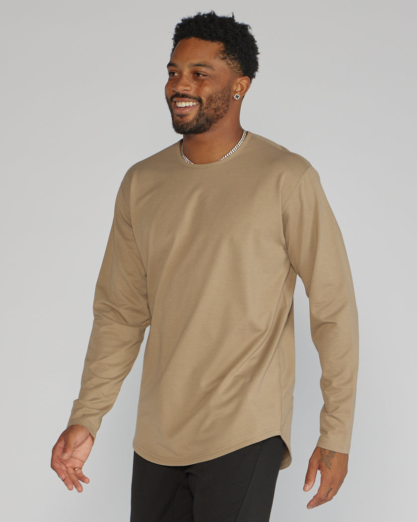 Drop-Cut Long Sleeve: BYLT Signature