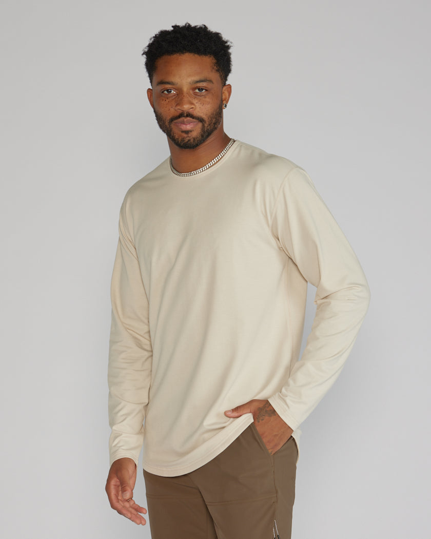 Drop-Cut Long Sleeve: BYLT Signature
