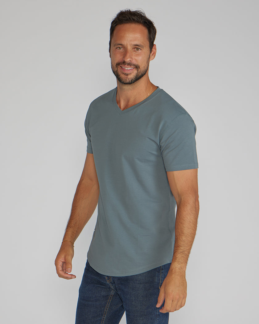 Drop-Cut V-Neck: LUX