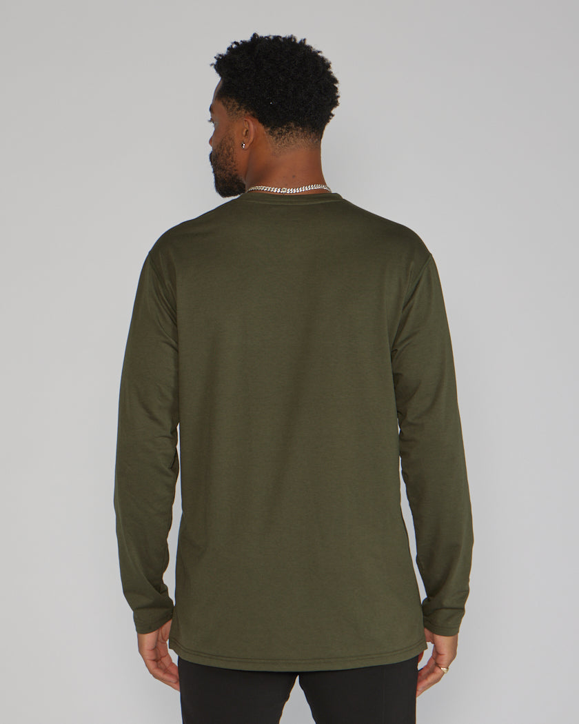 Long Sleeve: BYLT Signature Split Hem