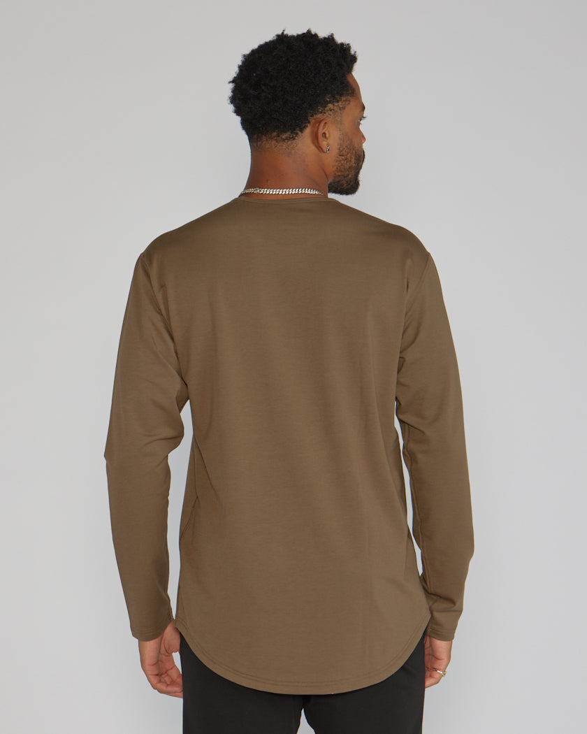 Drop-Cut Long Sleeve: BYLT Signature