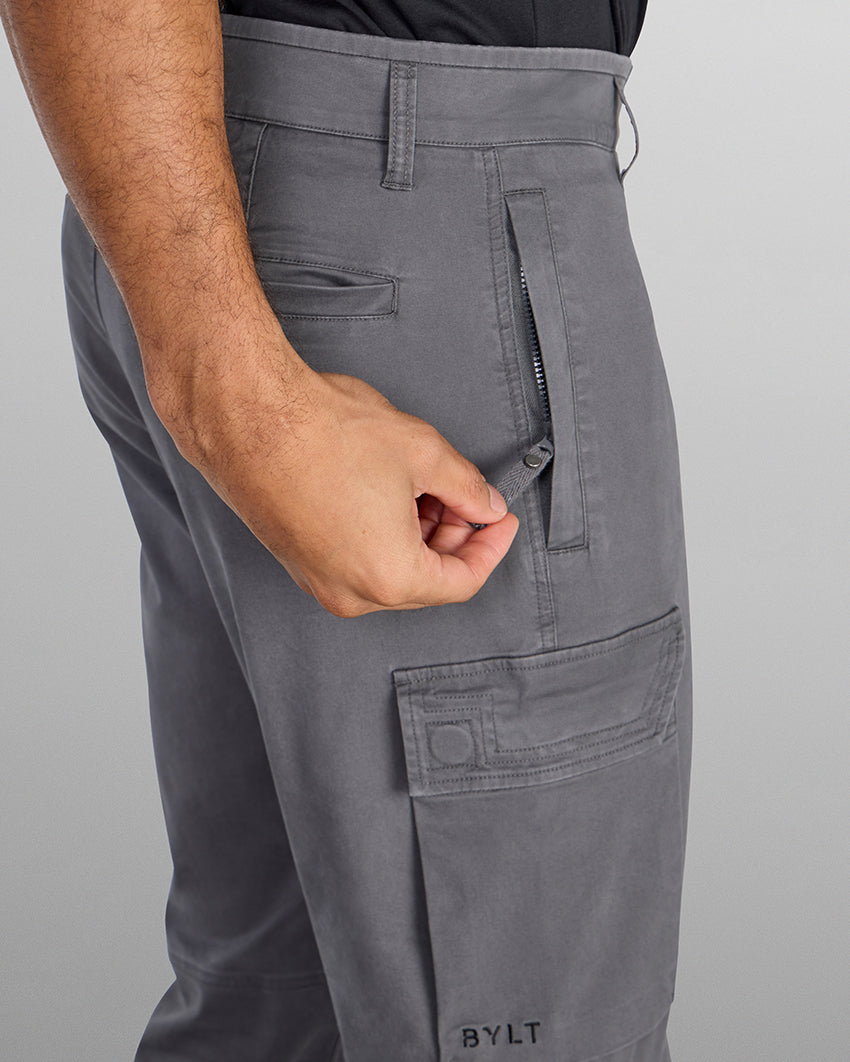Stretch Cotton Cargo Pant