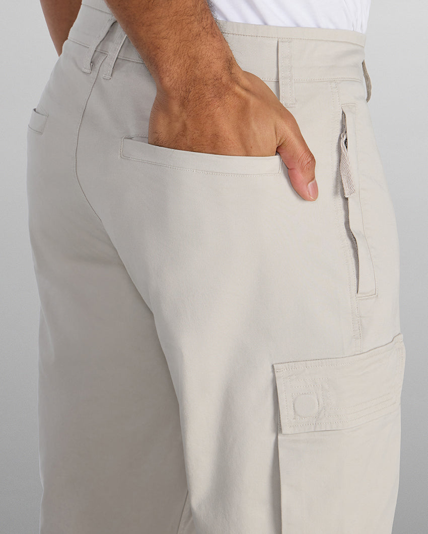 Stretch Cotton Cargo Pant