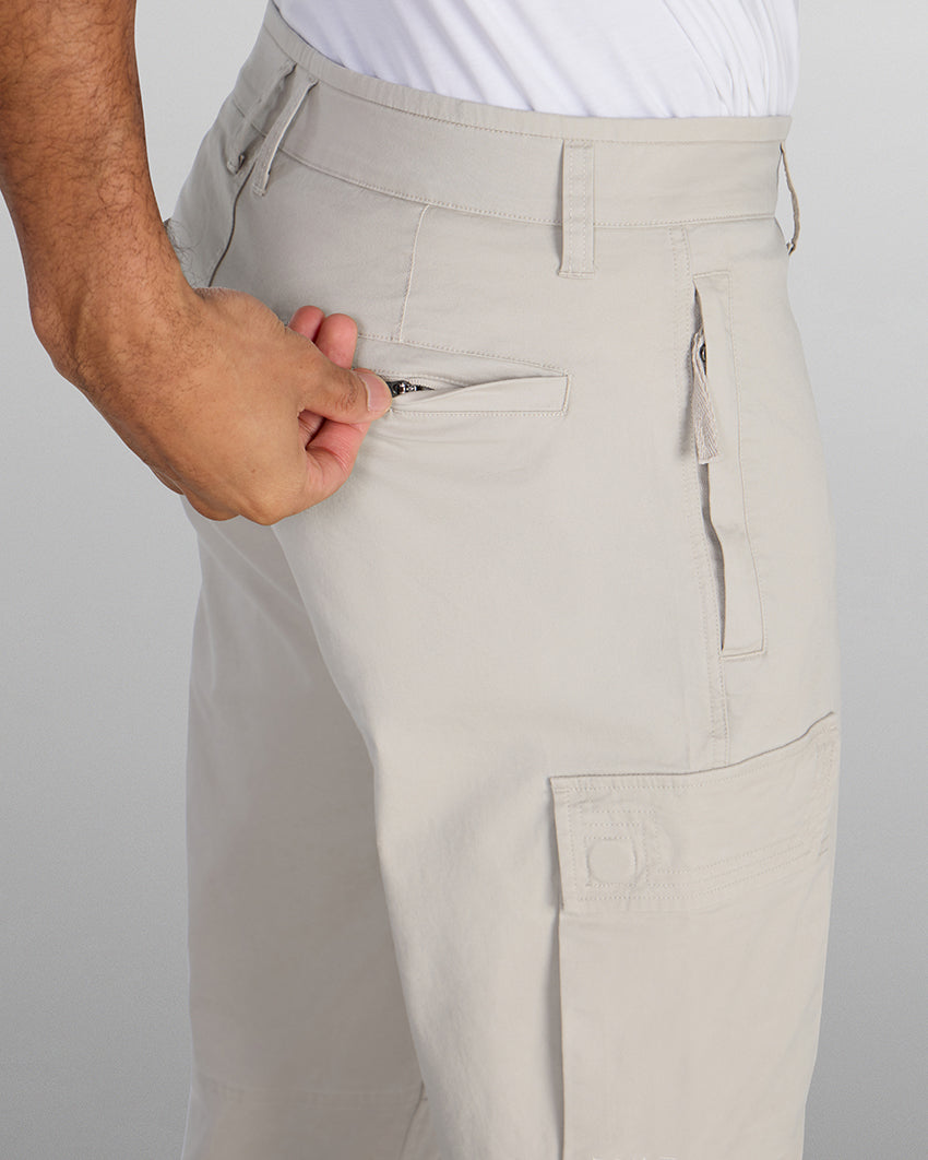 Stretch Cotton Cargo Pant