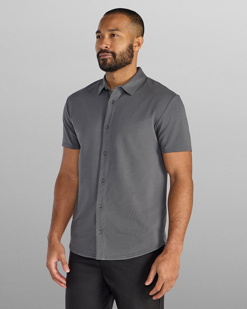 LUX Short Sleeve Button Down