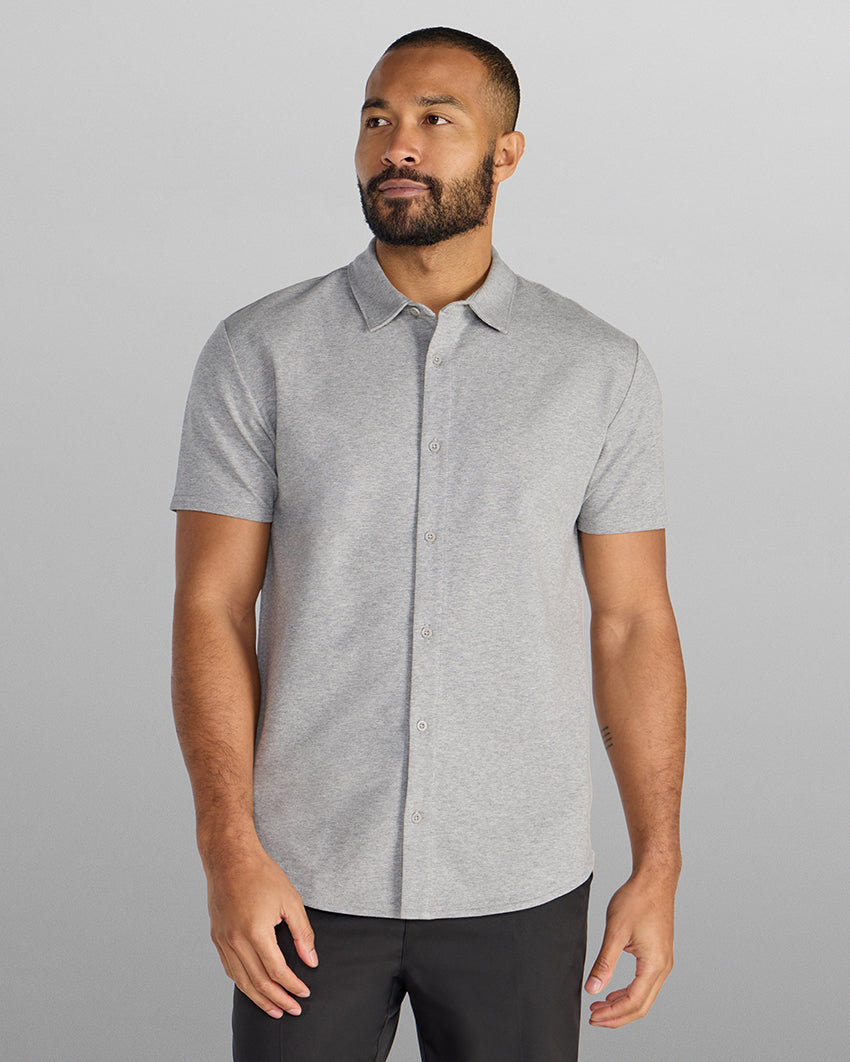 LUX Short Sleeve Button Down