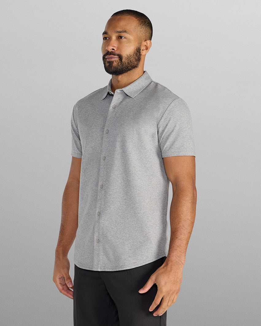 LUX Short Sleeve Button Down