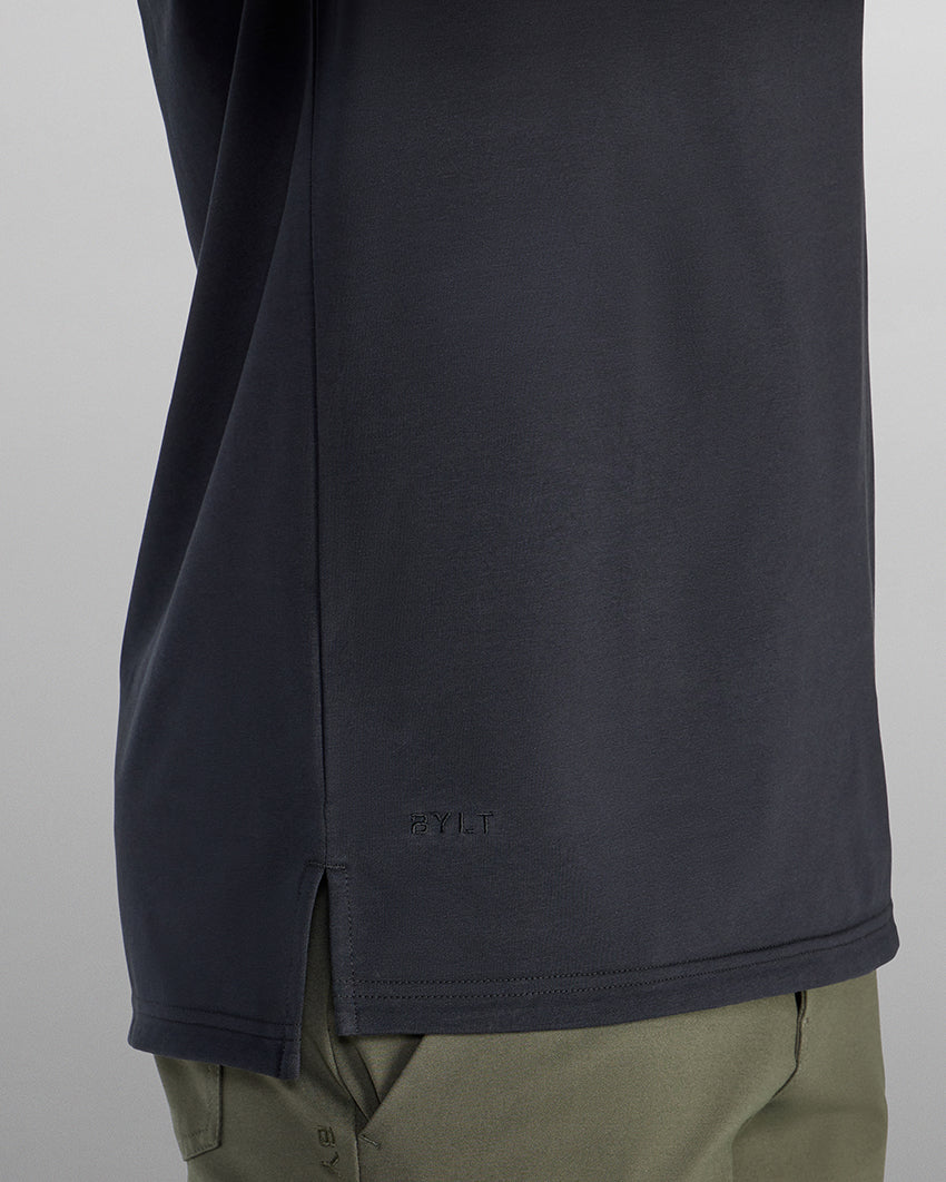 LUX Split Hem Polo