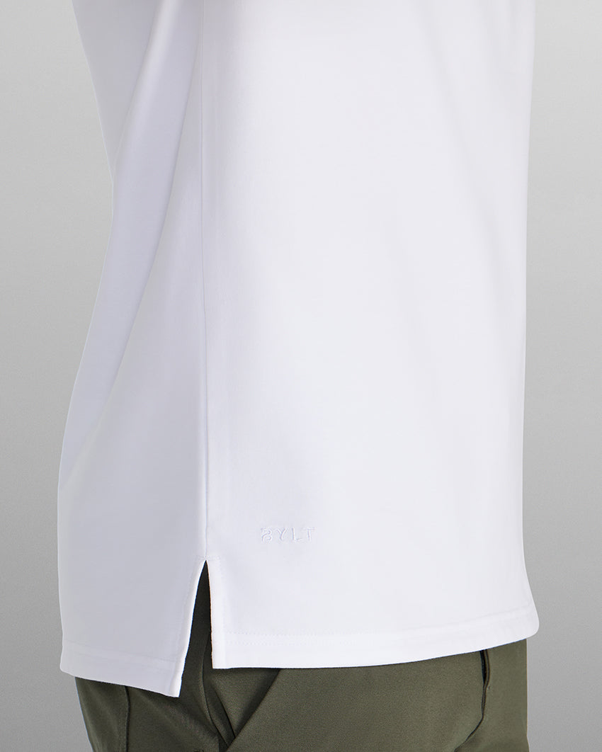 LUX Split Hem Polo