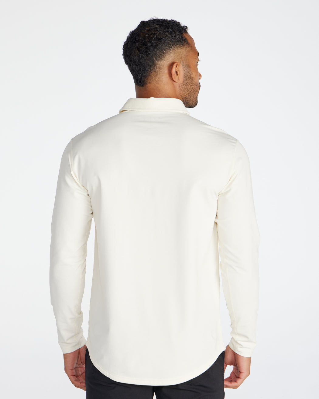 Drop-Cut Long Sleeve: LUX Polo