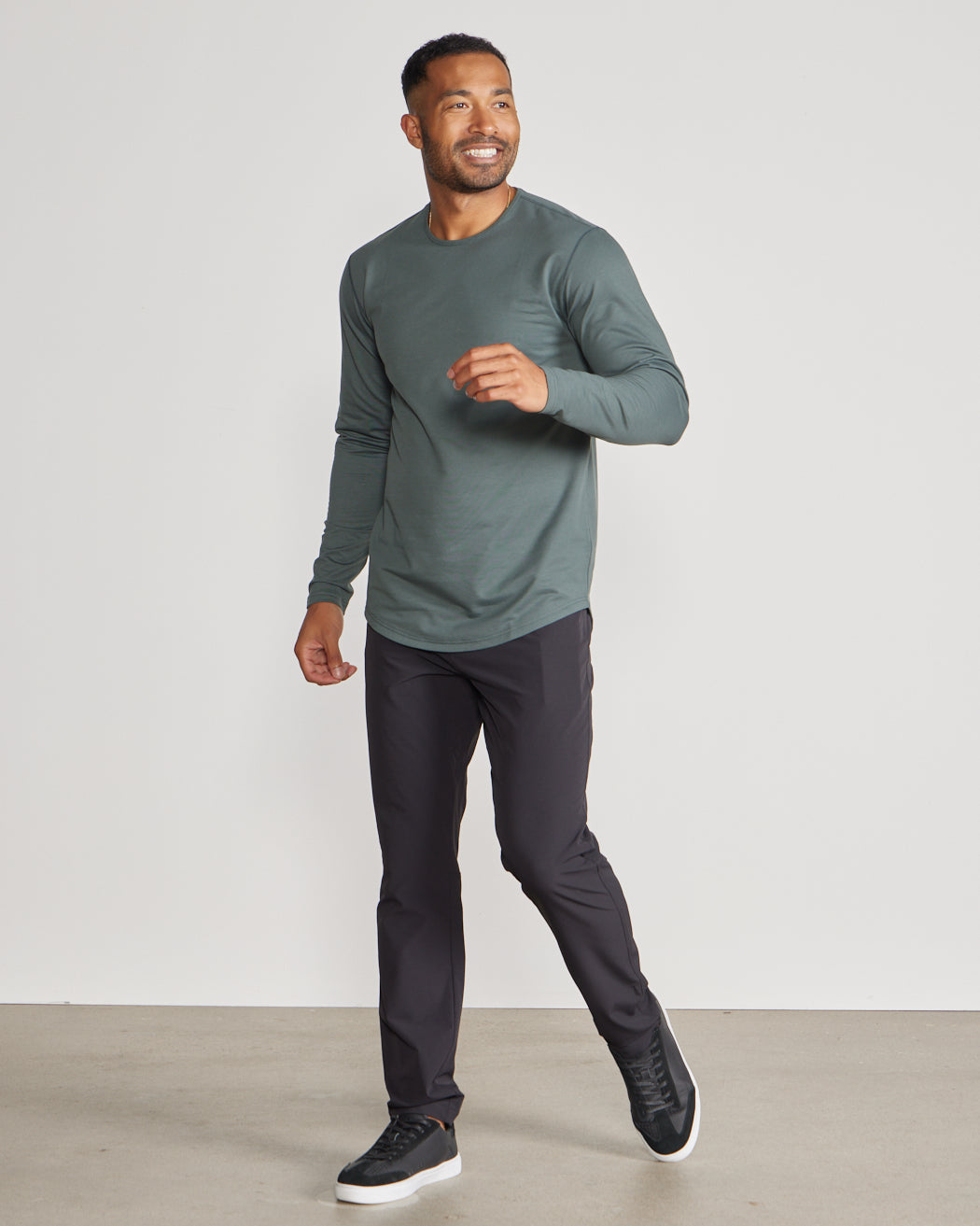 Drop-Cut Long Sleeve: BYLT Signature
