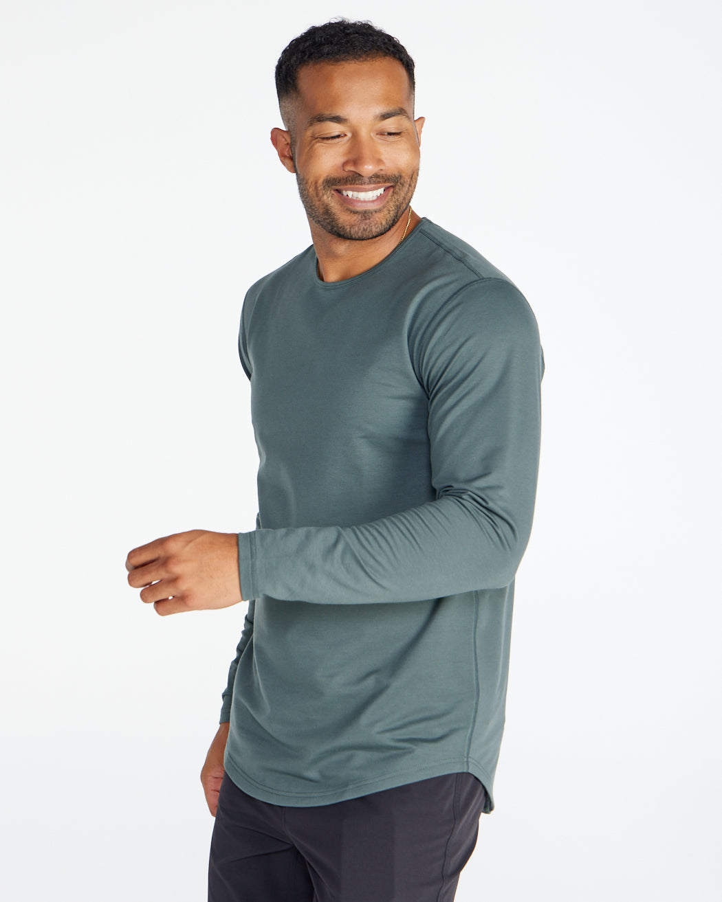 Drop-Cut Long Sleeve: BYLT Signature