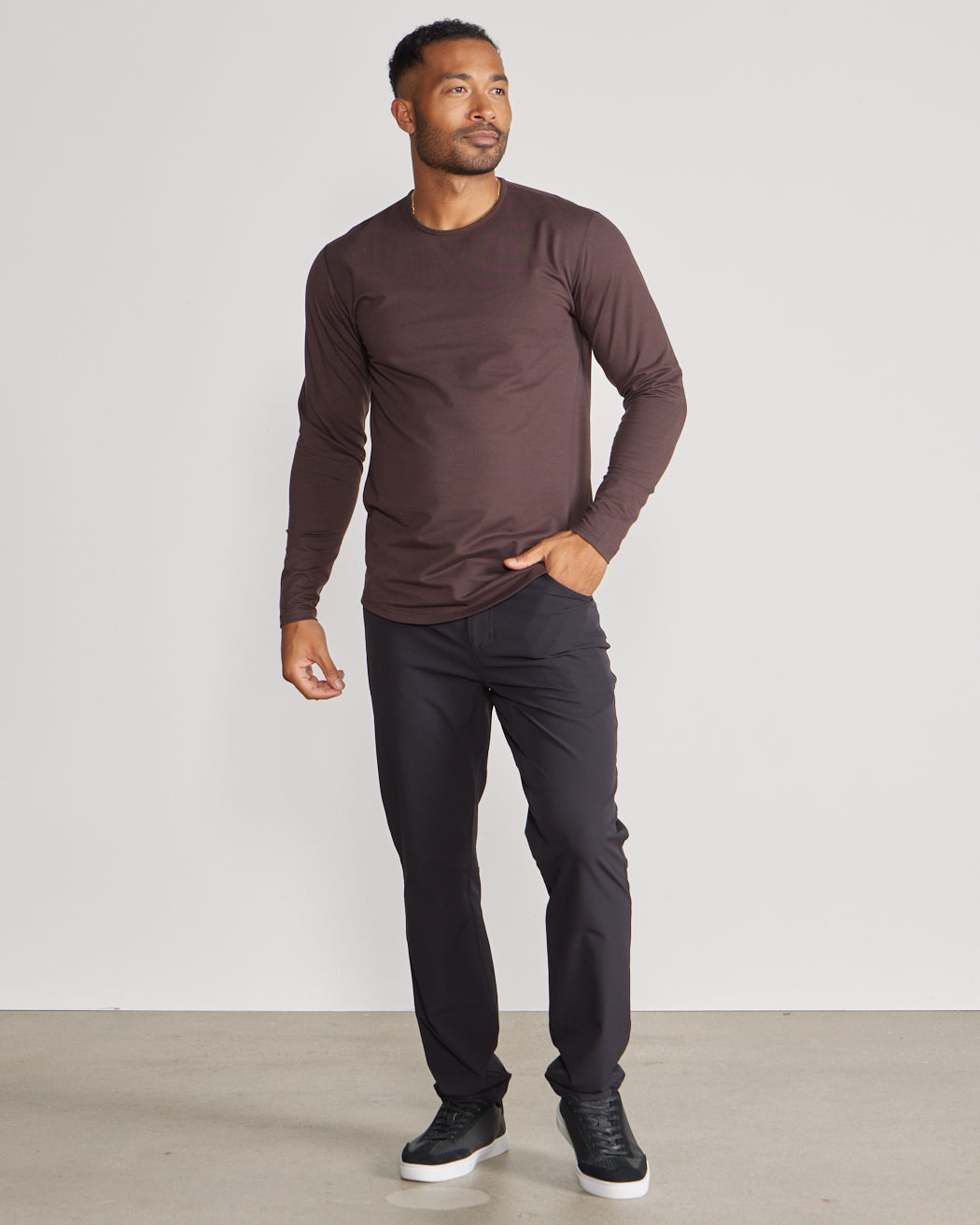 Drop-Cut Long Sleeve: BYLT Signature