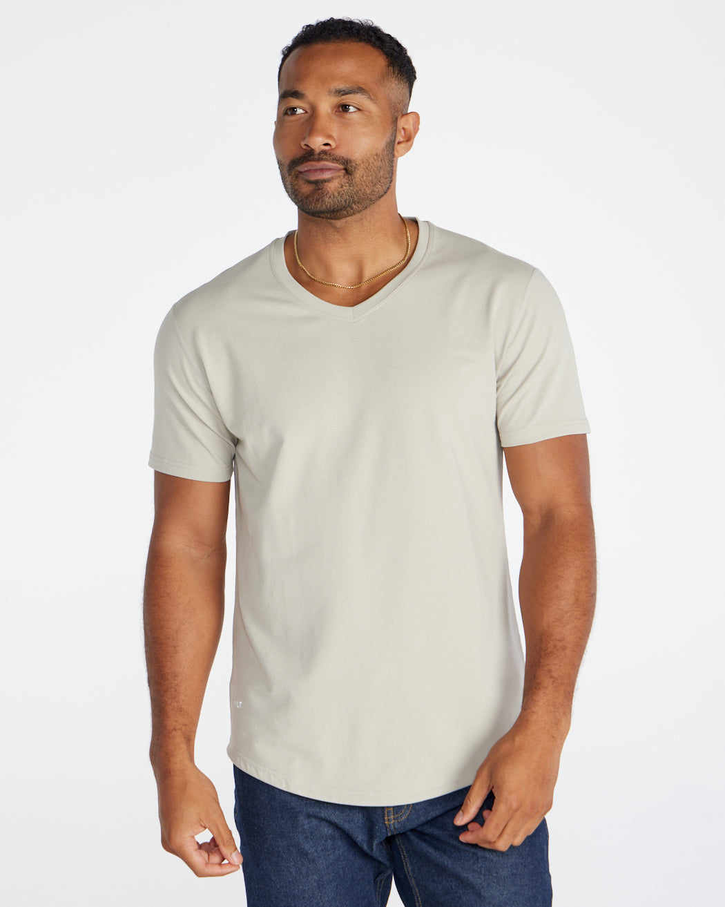 Drop-Cut V-Neck: LUX