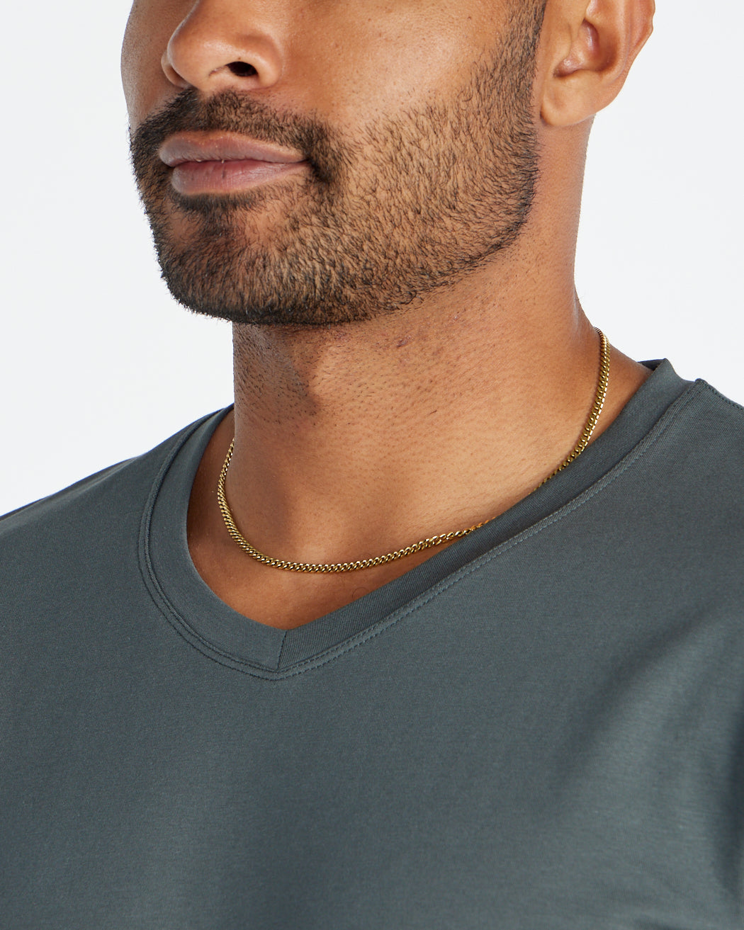 Drop-Cut V-Neck: LUX