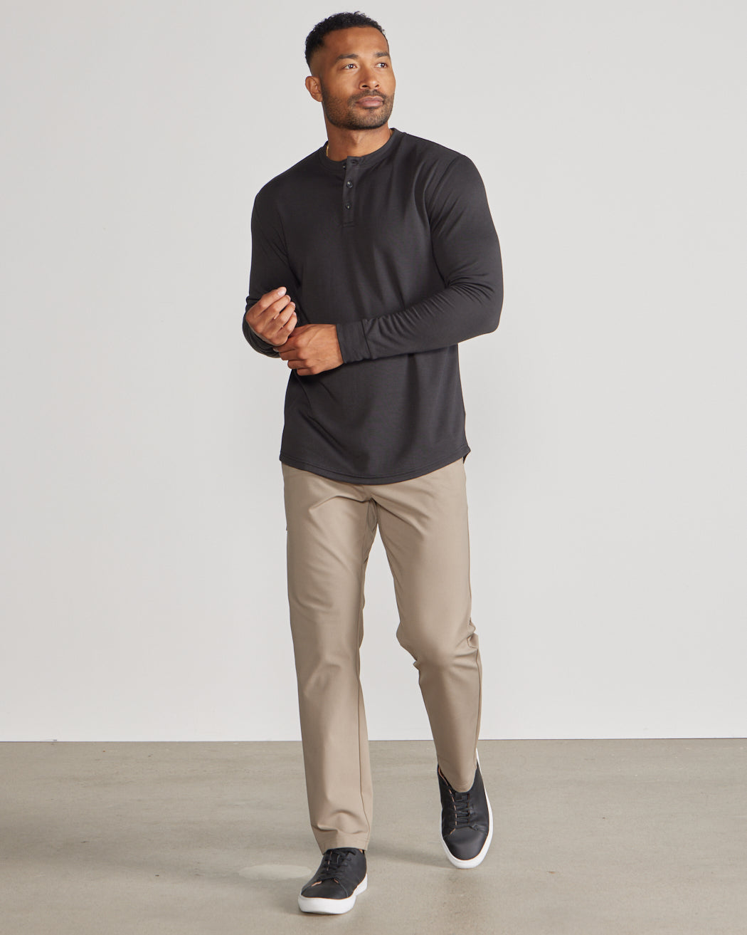 Comfort Wool Long Sleeve Henley