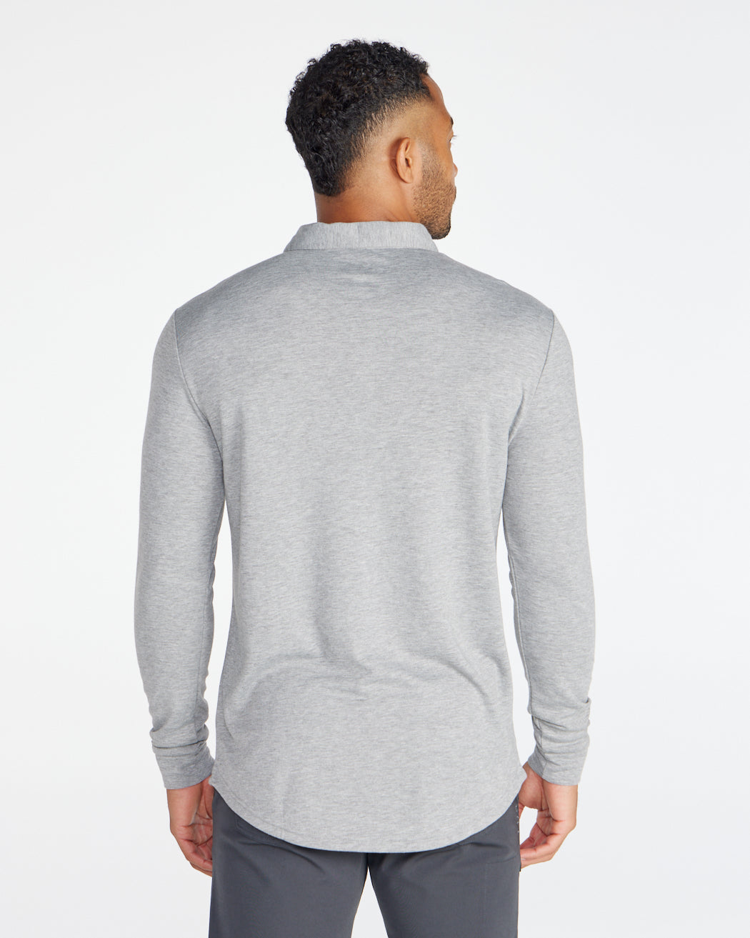 Comfort Wool Long Sleeve Polo