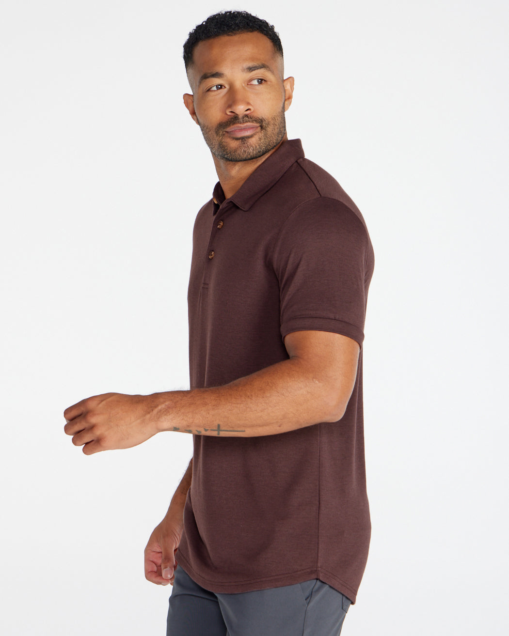 Comfort Wool Short Sleeve Polo
