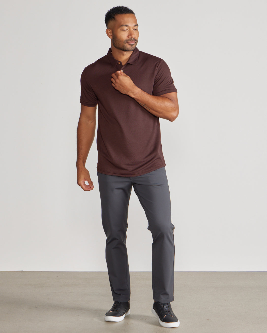 Comfort Wool Short Sleeve Polo