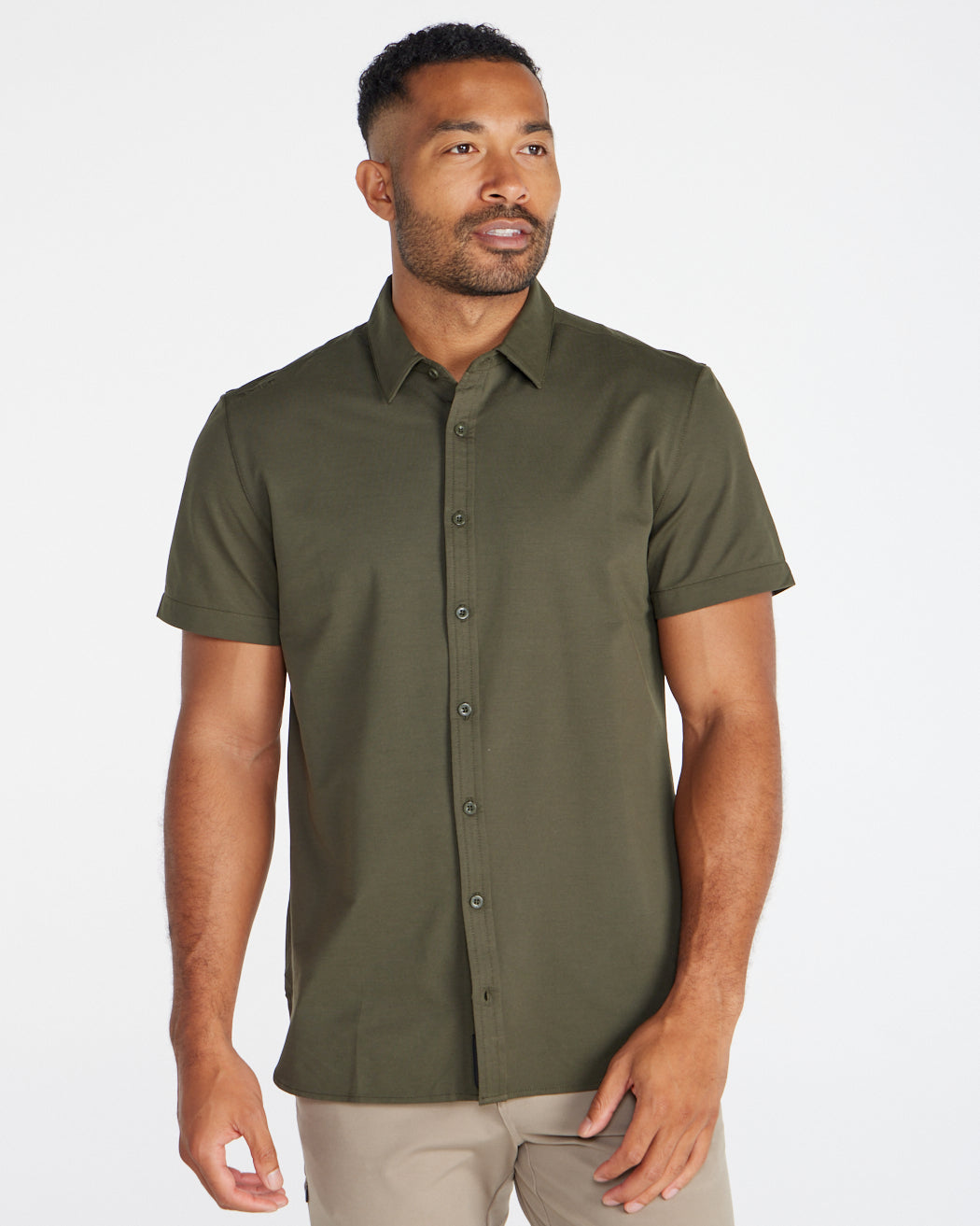 Vista Stretch Short Sleeve Button Down