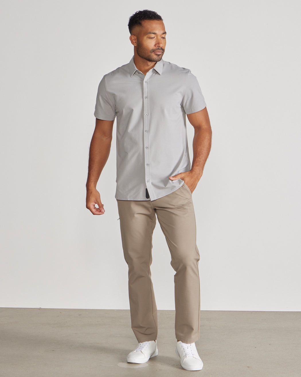 Vista Stretch Short Sleeve Button Down