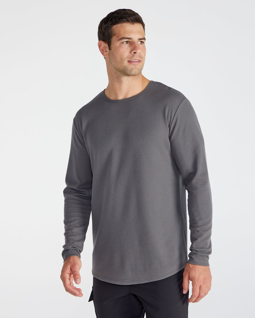 Thermal Drop-Cut Long Sleeve