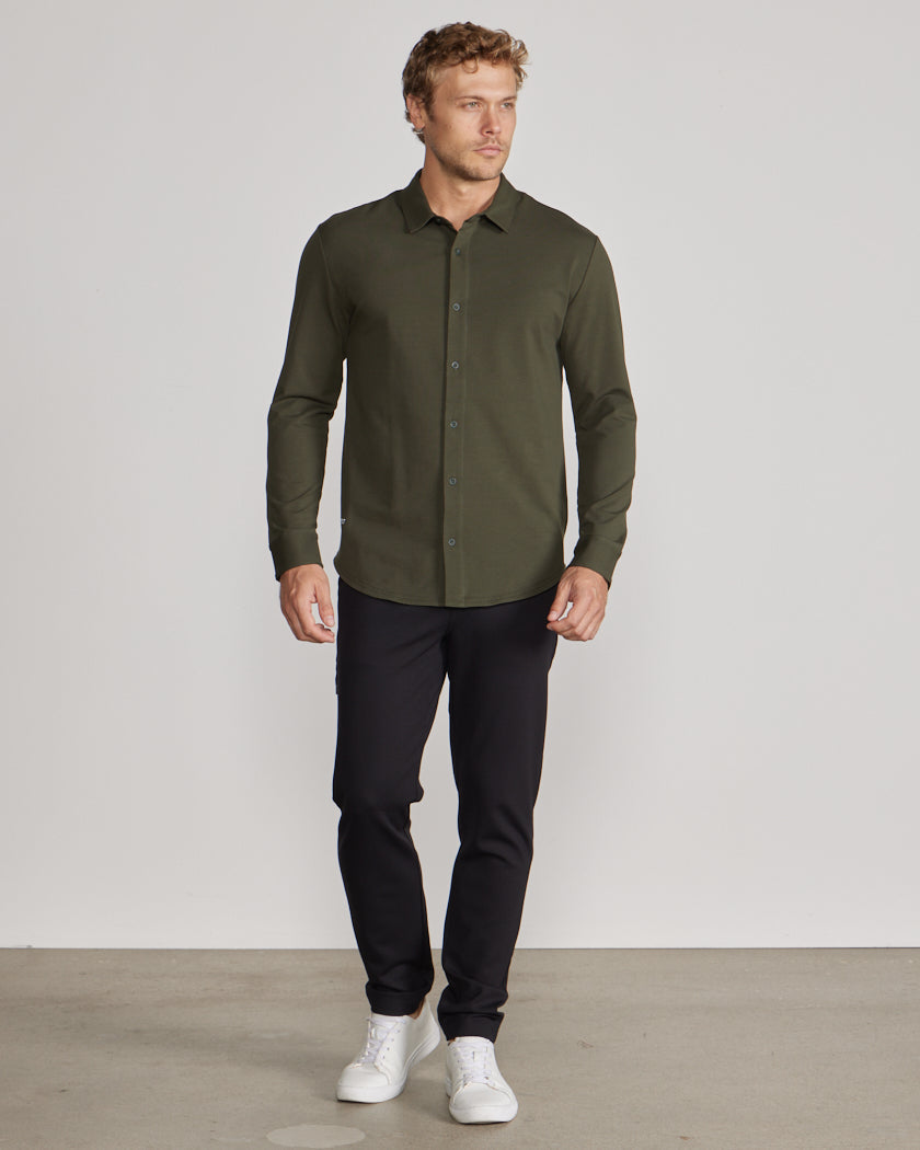 LUX Long Sleeve Button Down
