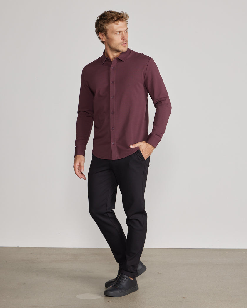 LUX Long Sleeve Button Down