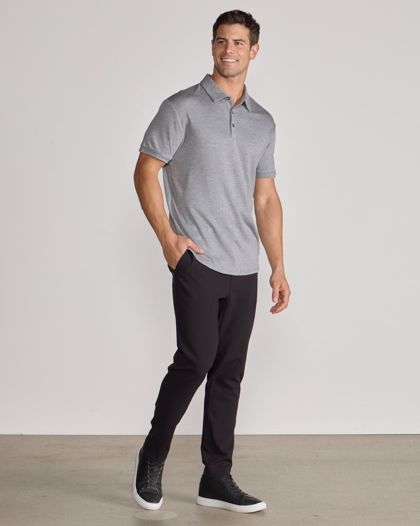 Comfort Wool Short Sleeve Polo
