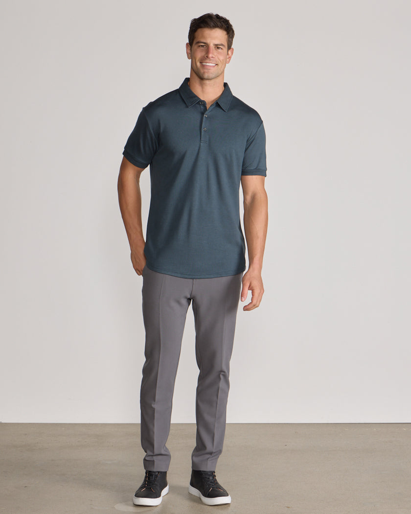 Comfort Wool Short Sleeve Polo