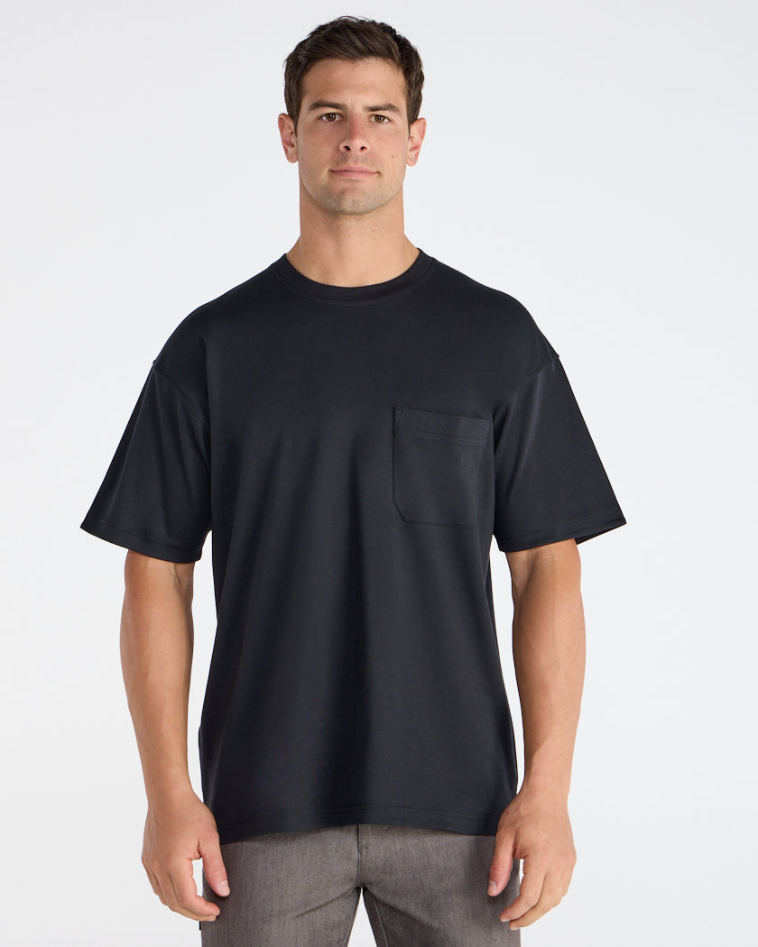 Cotton Short Sleeve Relaxed Pocket Tee