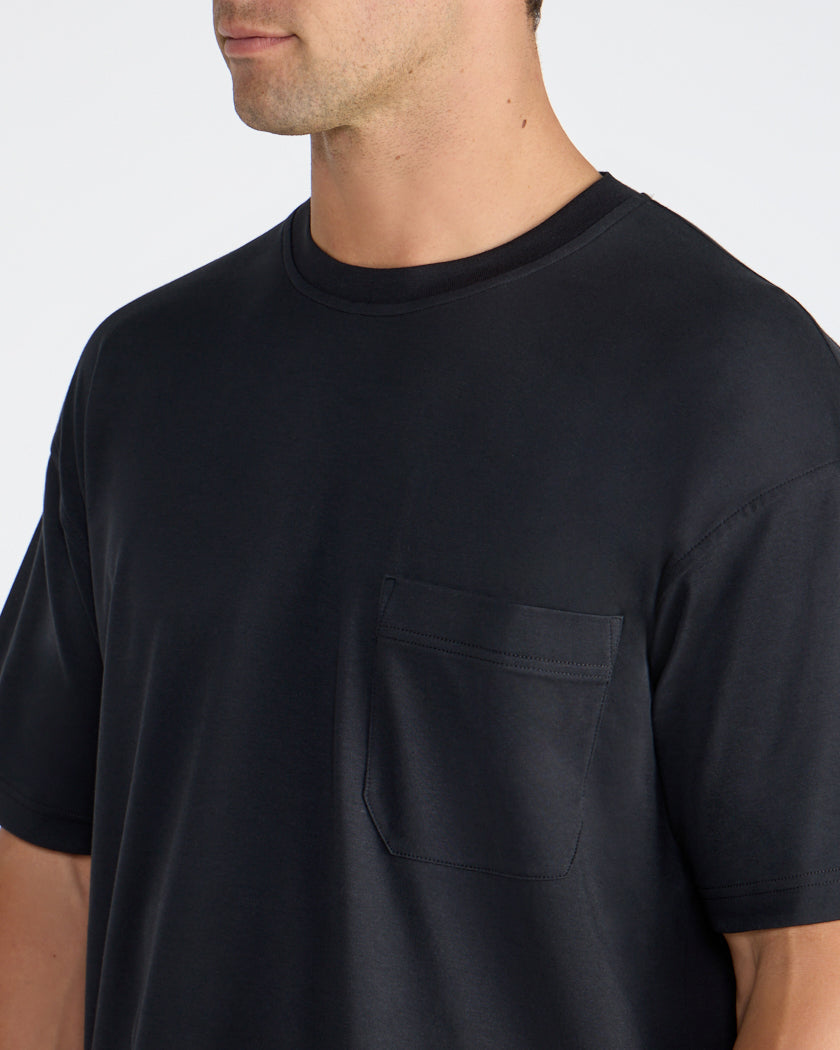 Cotton Short Sleeve Relaxed Pocket Tee