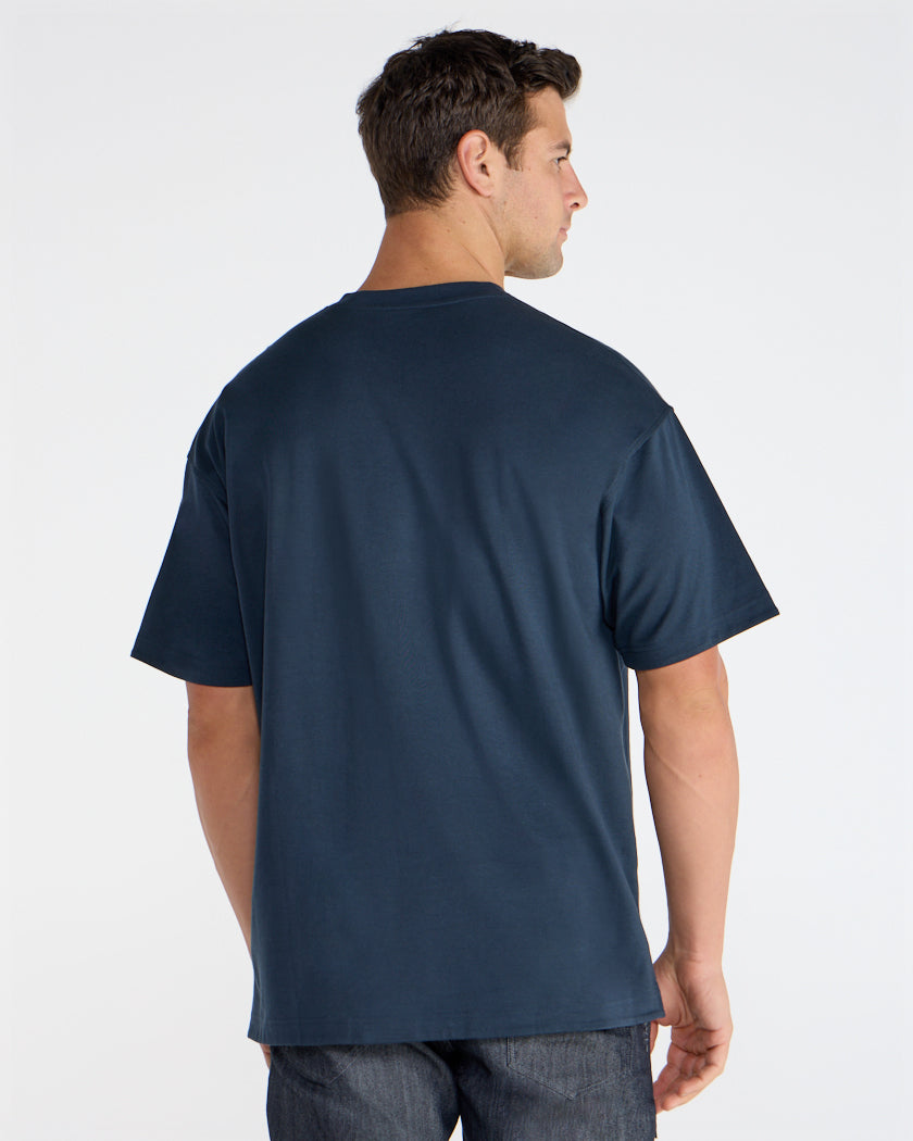 Cotton Short Sleeve Relaxed Pocket Tee