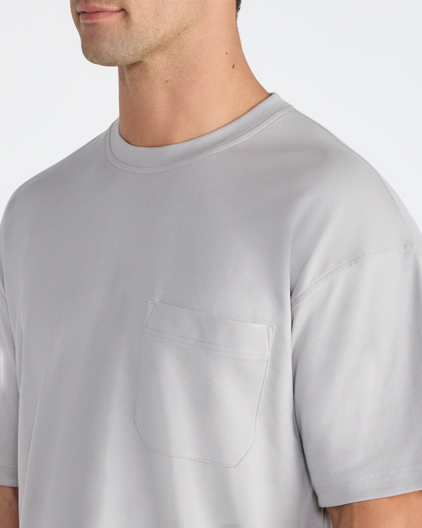 Cotton Short Sleeve Relaxed Pocket Tee