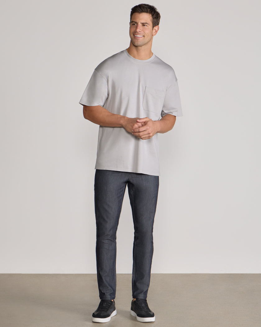 Cotton Short Sleeve Relaxed Pocket Tee