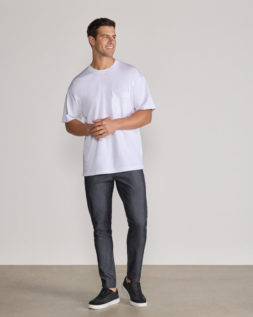 Cotton Short Sleeve Relaxed Pocket Tee