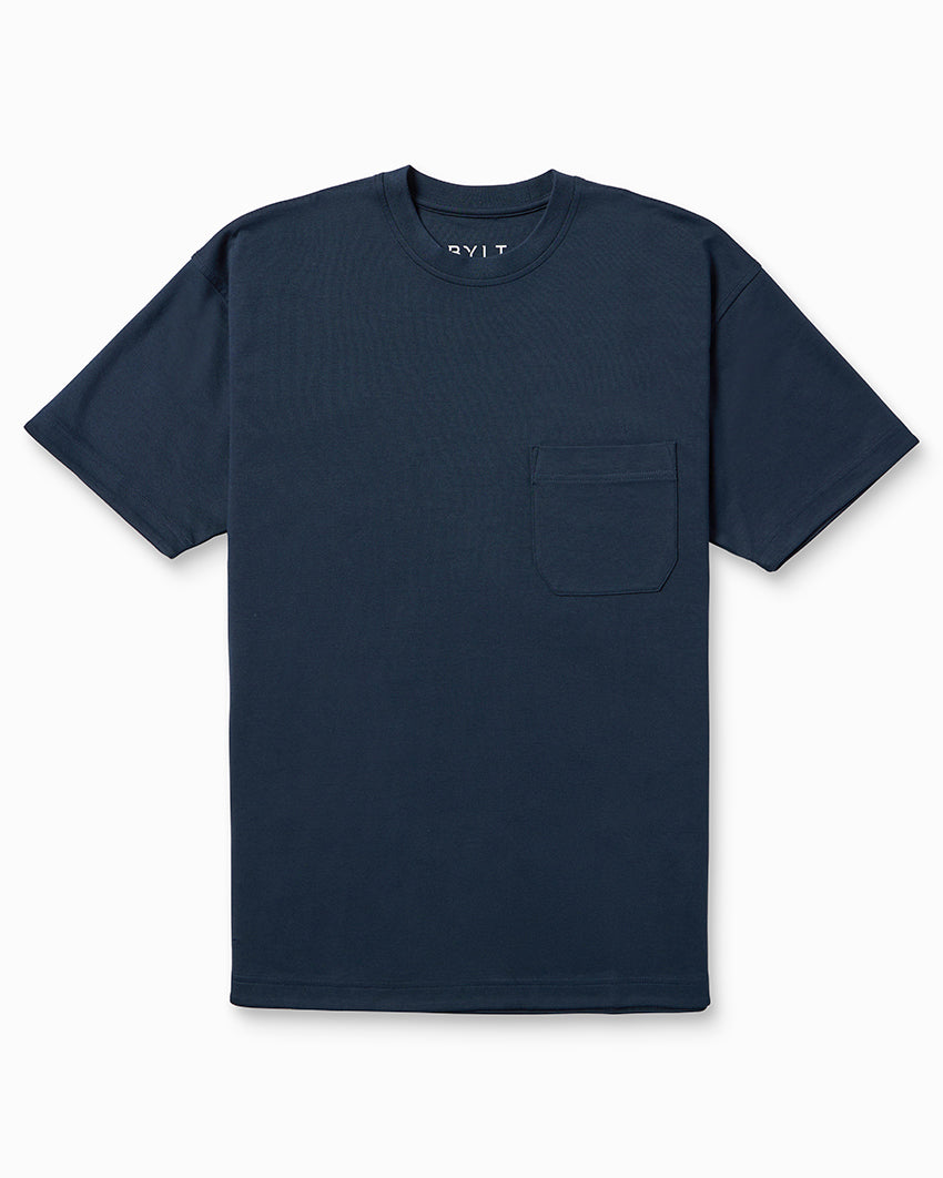 Cotton Short Sleeve Relaxed Pocket Tee